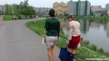 Messy Catfight Ends Up In The Pond Screencap 92 on sinx.preview.netperv.com