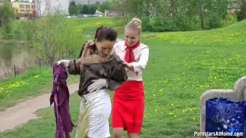 Messy Catfight Ends Up In The Pond Screencap 32 on sinx.preview.netperv.com