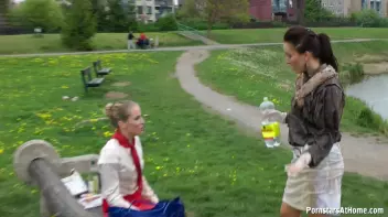 Messy Catfight Ends Up In The Pond Screencap 42 on sinx.preview.netperv.com