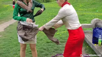 Messy Catfight Ends Up In The Pond Screencap 61 on sinx.preview.netperv.com