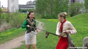 Messy Catfight Ends Up In The Pond Screencap 63 on sinx.preview.netperv.com