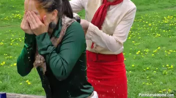 Messy Catfight Ends Up In The Pond Screencap 69 on sinx.preview.netperv.com