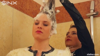 Sexy Babes Shower Together Fully Clothed Screencap 21 on sinx.preview.netperv.com