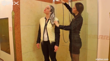 Sexy Babes Shower Together Fully Clothed Screencap 33 on sinx.preview.netperv.com