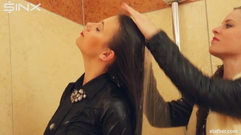 Sexy Babes Shower Together Fully Clothed Screencap 45 on sinx.preview.netperv.com