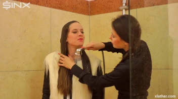 Sexy Babes Shower Together Fully Clothed Screencap 7 on sinx.preview.netperv.com