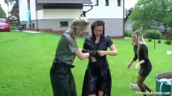 Three Beauties Make A Mess Of Themselves In The Backyard Screencap 55 on sinx.preview.netperv.com