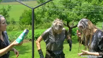 Three Beauties Make A Mess Of Themselves In The Backyard Screencap 95 on sinx.preview.netperv.com