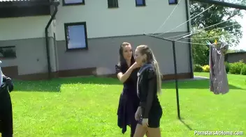 Three Beauties Make A Mess Of Themselves In The Backyard Screencap 11 on sinx.preview.netperv.com