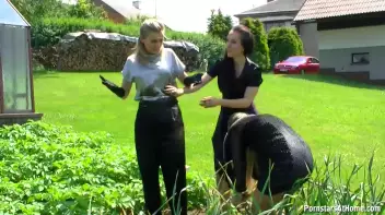 Three Beauties Make A Mess Of Themselves In The Backyard Screencap 21 on sinx.preview.netperv.com
