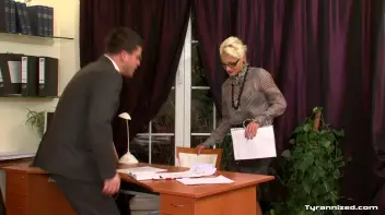 Boss Gets Punished By Big Black Strap-On Screencap 1 on sinx.preview.netperv.com