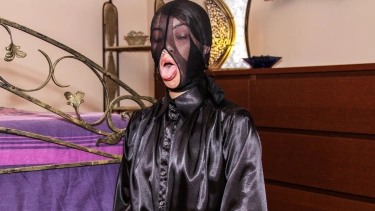 Latest deal - Submissive Nylon Masked Beauty Used As Cum Slut