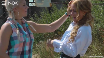 Raw egg food fight between hot blondes Screencap 8 on sinx.preview.netperv.com