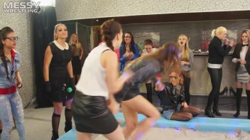 Messy Wrestling: Hittin' It Hard In The Mud - No Stopping Till There's Not A Dry Spot Left! Screencap 9 on sinx.preview.netperv.com