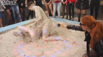 Messy Wrestling: Hittin' It Hard In The Mud - No Stopping Till There's Not A Dry Spot Left! Screencap 35 on sinx.preview.netperv.com
