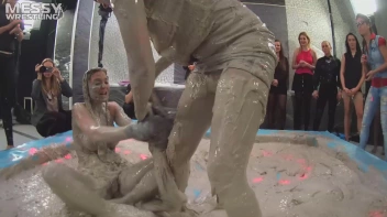 Messy Wrestling: Hittin' It Hard In The Mud - No Stopping Till There's Not A Dry Spot Left! Screencap 38 on sinx.preview.netperv.com
