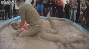 Messy Wrestling: Hittin' It Hard In The Mud - No Stopping Till There's Not A Dry Spot Left! Screencap 39 on sinx.preview.netperv.com