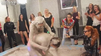 Messy Wrestling: Hittin' It Hard In The Mud - No Stopping Till There's Not A Dry Spot Left! Screencap 50 on sinx.preview.netperv.com