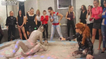 Messy Wrestling: Hittin' It Hard In The Mud - No Stopping Till There's Not A Dry Spot Left! Screencap 53 on sinx.preview.netperv.com