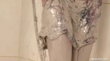 Eurobabe Post Mud Fight Shower Down Screencap 6 on sinx.preview.netperv.com