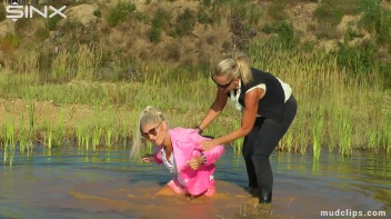 Mud Wrestling Catfighting Babes Dirty Dunking - Cam 1 Screencap 16 on sinx.preview.netperv.com