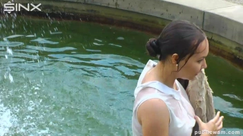 Brunette's Wet And Messy Water Frolic Screencap 32 on sinx.preview.netperv.com