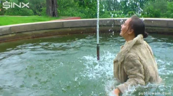 Brunette's Wet And Messy Water Frolic Screencap 15 on sinx.preview.netperv.com