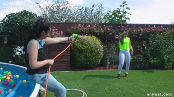 Cute Babes Get Soaked During Exercise - Cam 1 Screencap 19 on sinx.preview.netperv.com