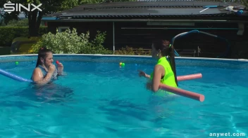 Cute Babes Get Soaked During Exercise - Cam 1 Screencap 35 on sinx.preview.netperv.com
