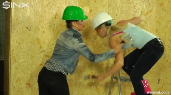 Hot Construction Cuties Get Messy On The Job Screencap 28 on sinx.preview.netperv.com