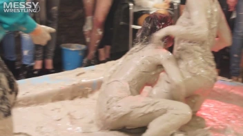 Messy Wrestling: Fashion Freaks Throw Down In The Mud - Watch Them Roar! Screencap 25 on sinx.preview.netperv.com