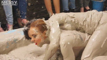 Messy Wrestling: Fashion Freaks Throw Down In The Mud - Watch Them Roar! Screencap 44 on sinx.preview.netperv.com