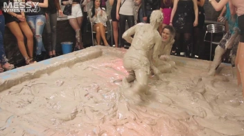 Messy Wrestling: Fashion Freaks Throw Down In The Mud - Watch Them Roar! Screencap 53 on sinx.preview.netperv.com