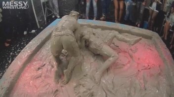 Messy Wrestling: Fashion Freaks Throw Down In The Mud - Watch Them Roar! Screencap 55 on sinx.preview.netperv.com