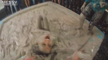 Messy Wrestling: Fashion Freaks Throw Down In The Mud - Watch Them Roar! Screencap 73 on sinx.preview.netperv.com