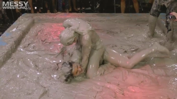 Messy Wrestling: Fashion Freaks Throw Down In The Mud - Watch Them Roar! Screencap 76 on sinx.preview.netperv.com