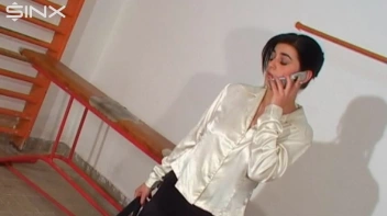 Huge Facial Treat For Satin Bloused Babe Screencap 4 on sinx.preview.netperv.com