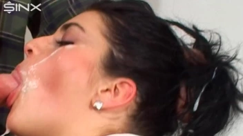 Huge Facial Treat For Satin Bloused Babe Screencap 61 on sinx.preview.netperv.com