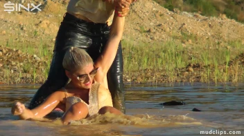 Mud Wrestling Catfighting Babes Dirty Dunking - Cam 2 Screencap 27 on sinx.preview.netperv.com