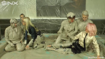 Wet and Messy Mud Wrestling Screencap 24 on sinx.preview.netperv.com