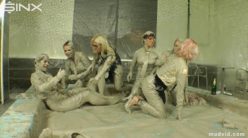 Wet and Messy Mud Wrestling Screencap 26 on sinx.preview.netperv.com