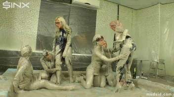 Wet and Messy Mud Wrestling Screencap 27 on sinx.preview.netperv.com