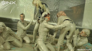 Wet and Messy Mud Wrestling Screencap 33 on sinx.preview.netperv.com