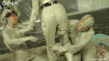 Wet and Messy Mud Wrestling Screencap 35 on sinx.preview.netperv.com