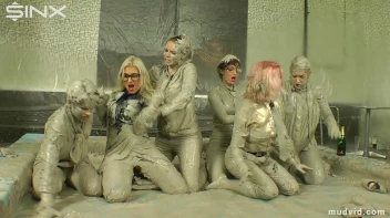 Wet and Messy Mud Wrestling Screencap 43 on sinx.preview.netperv.com