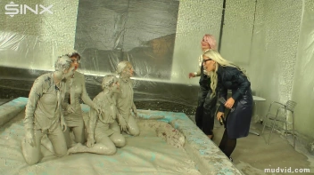 Wet and Messy Mud Wrestling Screencap 12 on sinx.preview.netperv.com