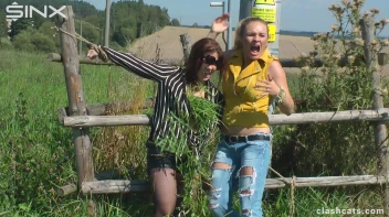 Feisty Europeans Catfight Outside - Cam 1 Screencap 32 on sinx.preview.netperv.com