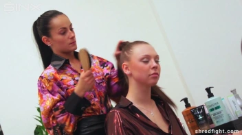 Temperamental Babes Hair Pulling Pillow Fight - Cam 2 Screencap 14 on sinx.preview.netperv.com