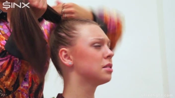 Temperamental Babes Hair Pulling Pillow Fight - Cam 2 Screencap 7 on sinx.preview.netperv.com