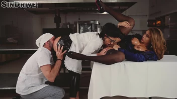 Cooking Up A Mighty Creampie In The Kitchen!  Chef Works His Magic On Two Fine Pieces Of Meat! Screencap 30 on sinx.preview.netperv.com